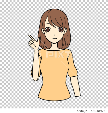 女性表情 45038973