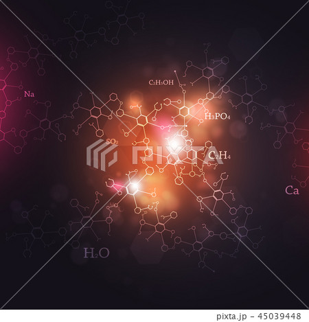 Abstract Chemistry Illustration 45039448