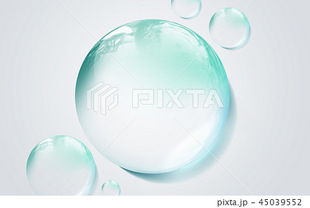 水滴 泡 露 45039552