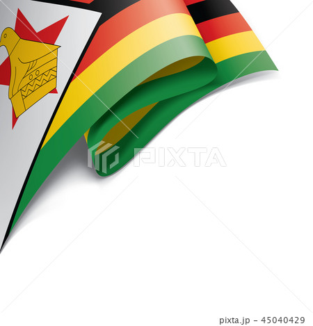 Zimbabwe flag, vector illustration on a white background 45040429