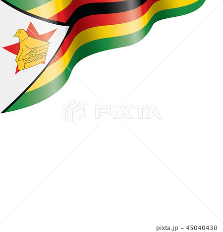 Zimbabwe flag, vector illustration on a white background 45040430