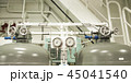 Equipment, cables, pipes and valves on a ship 45041540