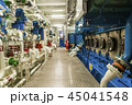 Equipment, cables, pipes and valves on a ship 45041548