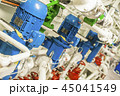 Machinery of a modern ship 45041549