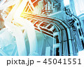 Abstract network and power cable 45041551