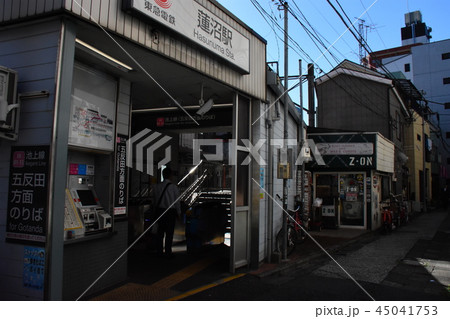 池上線　蓮沼 45041753