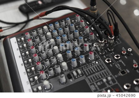 DJ remote control. Dj audio controller. Electronic turntable. 45042690
