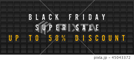 Black Friday Sale Banner Design Template 45043372