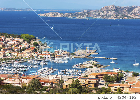 panoramic view of Palau, in Sardinia, Italy panoramic view of Palau, in Sardinia, Italy 45044195