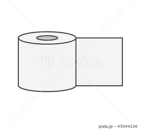 toilet paper icon 45044336