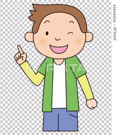 男孩B指向 45044454