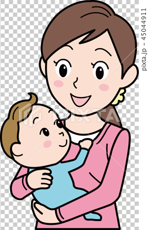 Mom and baby - Stock Illustration [45044911] - PIXTA