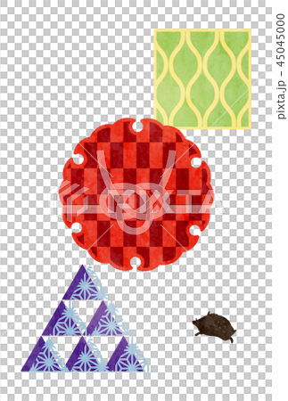 新年的卡片模板 45045000