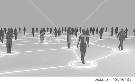 3D rendering with social communication and network 3D rendering with social communication and network 45046435