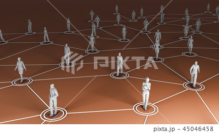 3D rendering with social communication and network 3D rendering with social communication and network 45046458