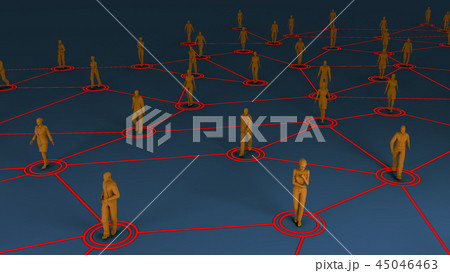 3D rendering with social communication and network 3D rendering with social communication and network 45046463