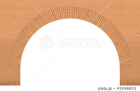 Old brick arch loft facade Old brick arch loft facade 45046653