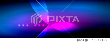 Vector blurred neon glowing circles with flowing and liquid light concept, energy magic fantastic Vector blurred neon glowing circles with flowing and liquid light concept, energy magic fantastic 45047109