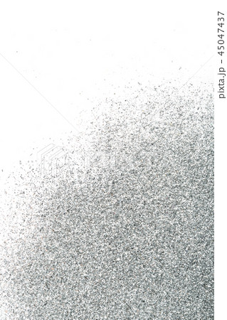 Background of the silver sparkles on white. Background of the silver sparkles on white. 45047437