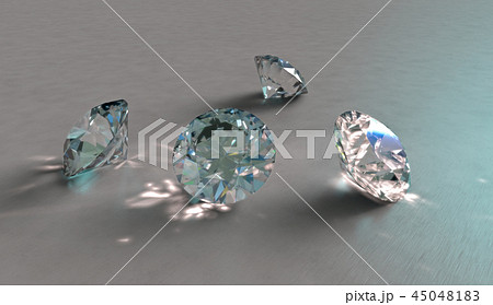 Sparkling diamonds, crystals or precious stones 45048183