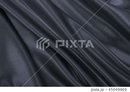 Smooth elegant dark grey silk or satin texture 45049969