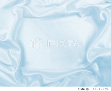 Smooth elegant blue silk or satin luxury cloth 45049970