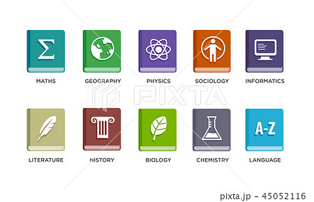 Vector Set of School Icons. Vector Set of School Icons. 45052116