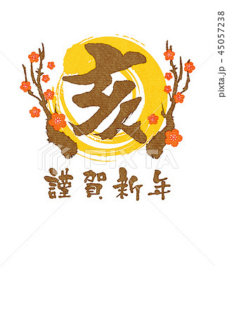 年賀状・イラスト 45057238