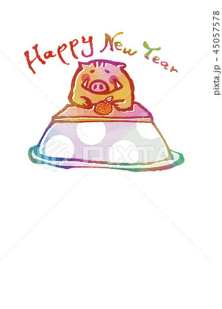 年賀状・イラスト 45057578