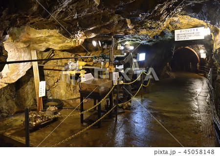 生野銀山　坑道内（兵庫県朝来市） 45058148