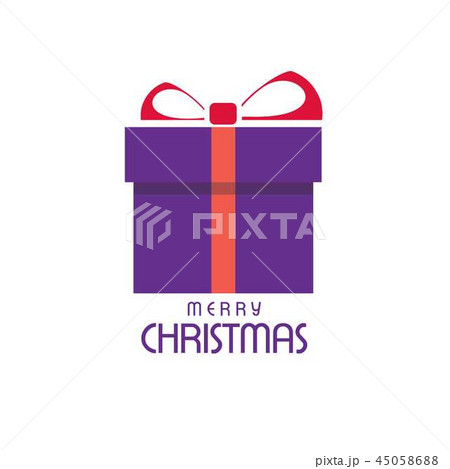 Merry Christmas with gift boxes 45058688