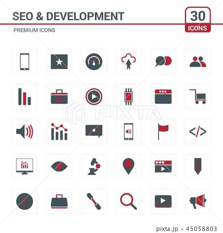 Seo and Developement icons 45058803