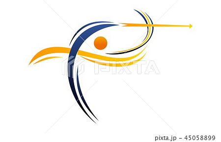 Archery Logo Design Template Vector Archery Logo Design Template Vector 45058899