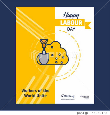 Happy Labour day design  45060128