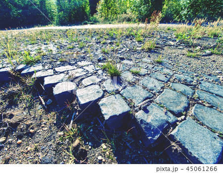 Ruined old cobble stone way. Ruined old cobble stone way. 45061266