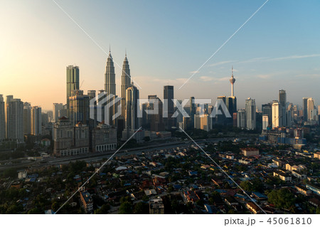 Kuala Lumpur city skyline and skyscrapers Kuala Lumpur city skyline and skyscrapers 45061810