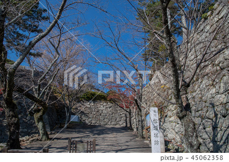 三重県 秋の松坂城の入り口 三重県 秋の松坂城の入り口 45062358