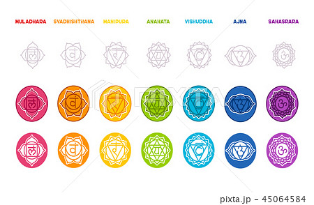 Chakras set 45064584