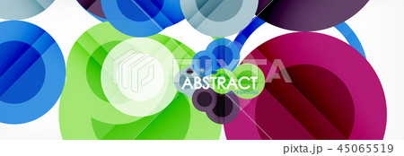Circle composition abstract background Circle composition abstract background 45065519