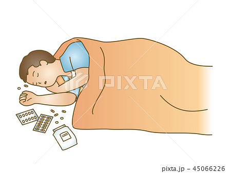 応急手当イラスト45：薬物中毒 45066226