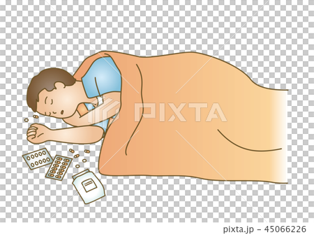応急手当イラスト45：薬物中毒 45066226
