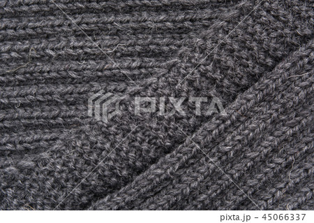 Texture of knitted handmade background. Pattern. 45066337