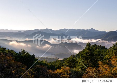 熊野古道 見晴台からの眺望 熊野古道 見晴台からの眺望 45068701