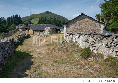 Village, Asturias, Camino de Santiago trail, Spain 45068850