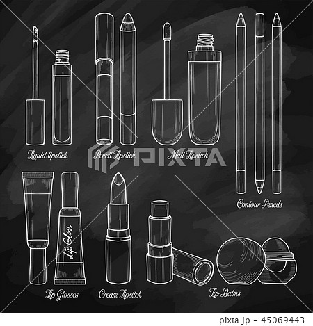 Set of lipsticks and lip glosses 45069443