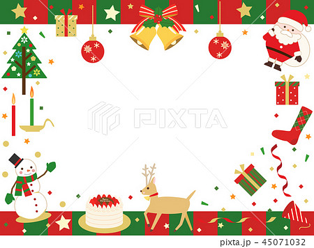 クリスマスカード21のイラスト素材 45071032 Pixta