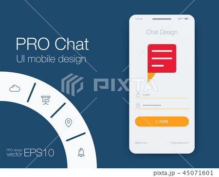 Vector Illustration of screens and web concept 45071601
