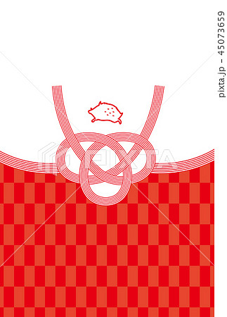 亥年-年賀状テンプレート 亥年-年賀状テンプレート 45073659