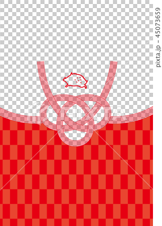 亥年-年賀状テンプレート 亥年-年賀状テンプレート 45073659