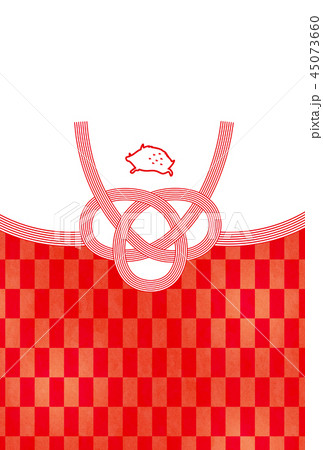 亥年-年賀状テンプレート 亥年-年賀状テンプレート 45073660